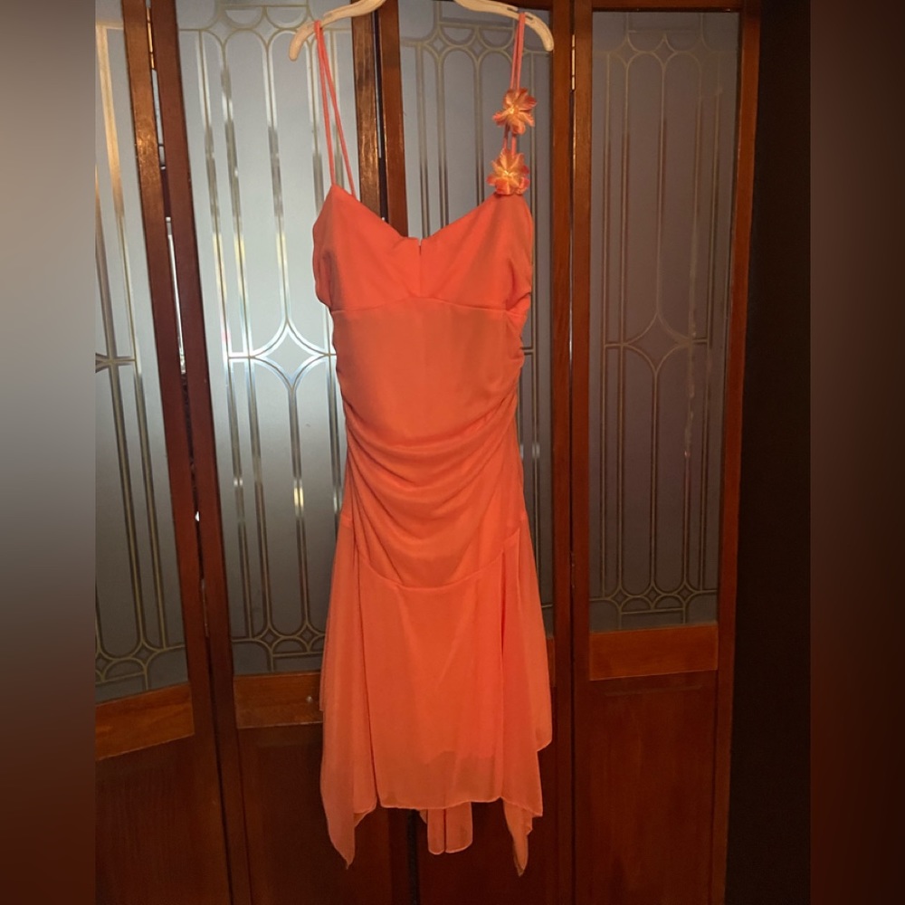 Light pink dress with flower detail